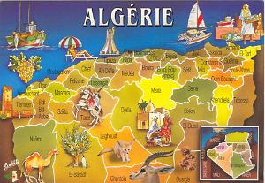LE TELAGH  CARTE D ALGERIE